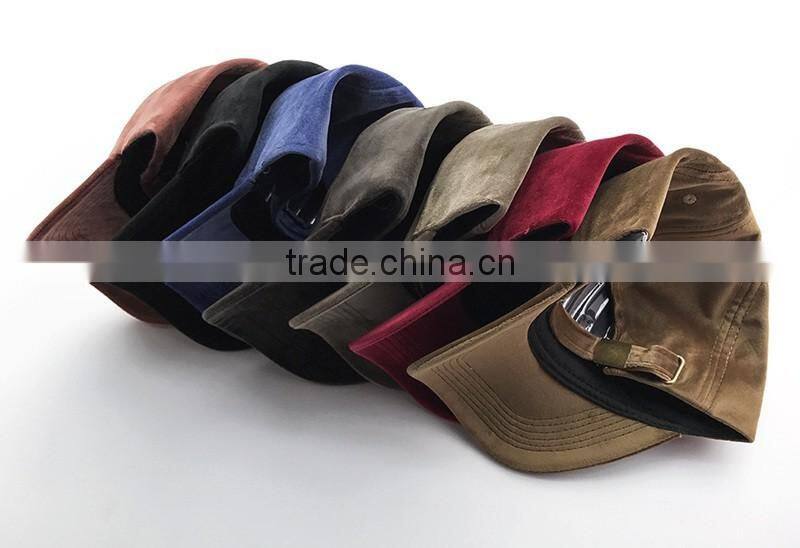 Blank Suede Baseball Cap With Your Own Deisgn