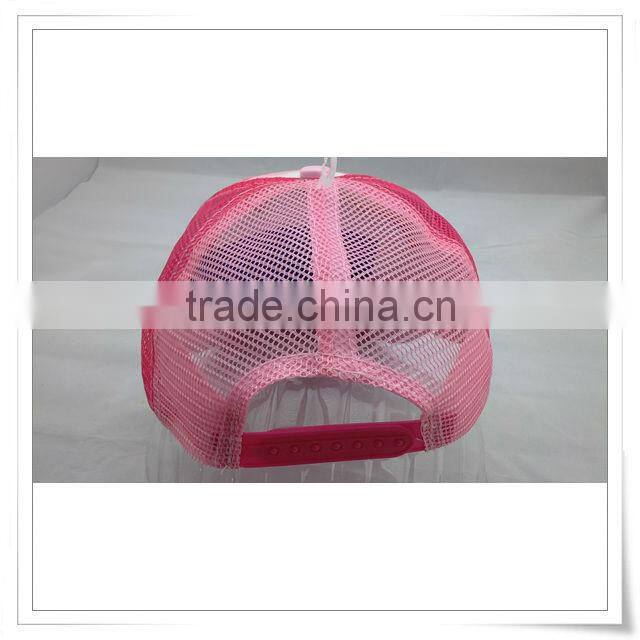 2015 newest summer fashion colorful girl kid mesh baseball cap