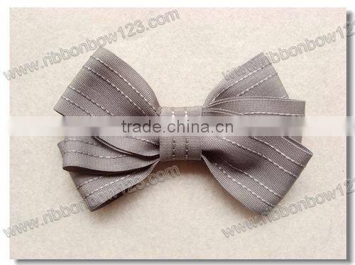 Kids shoes ribbon bow embrodery with crystal diamond