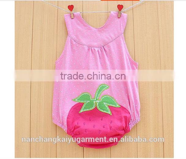 cotton plain baby rompers,cute baby rompers,summer baby girl rompers
