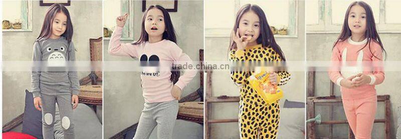OEM 100% cotton kids sleepwear lovely animal custom design children pajama