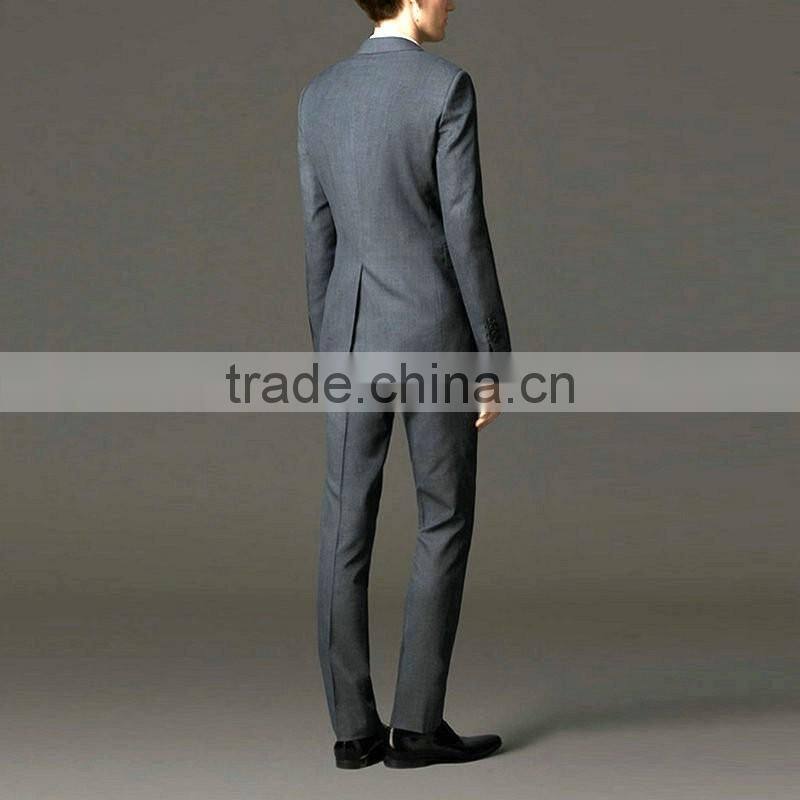 High quality formal business stand collar suits for men