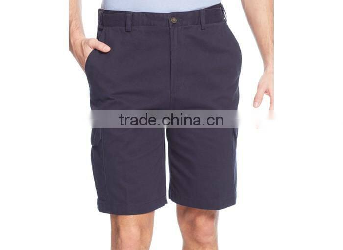Big and Tall Solid Cargo Shorts