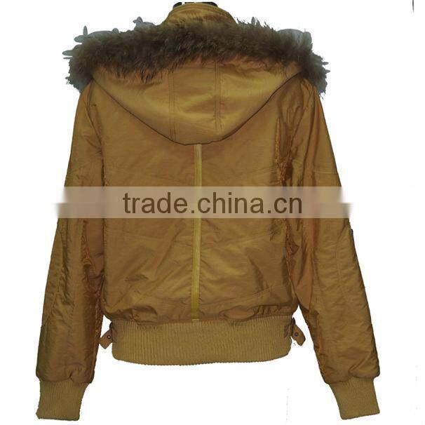 2014 womens nylon outdoor winter jackets with hood