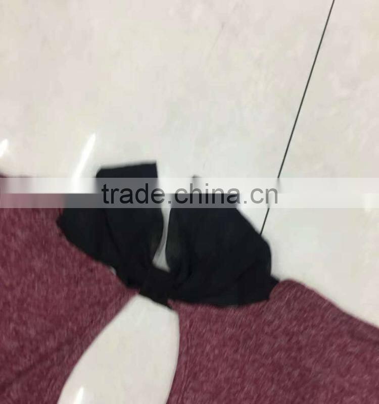 Women batwing-sleeved cotton t-shirt China stock clothing