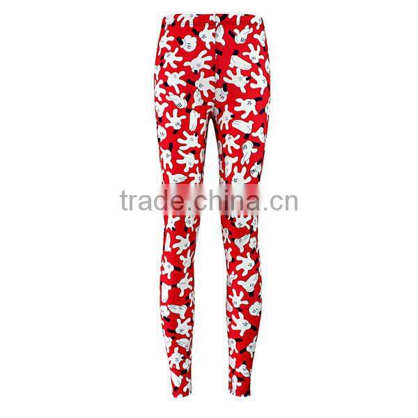 Full printing hot girls pictures sexy pantyhose leggings