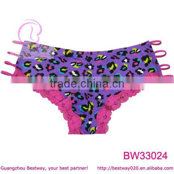 School girl dresses fantasy leopard panty