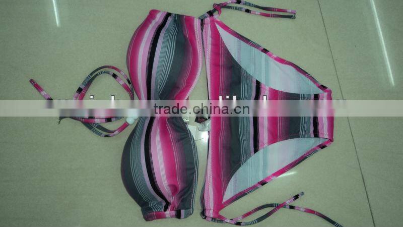 Bandeau top bikini Swimsuit