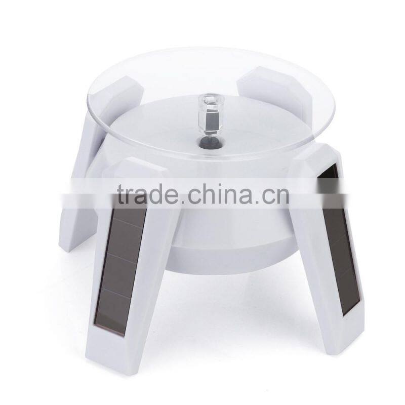 fashion jewelry solar energy display turning table 4 color in stock for ring earring bracelet
