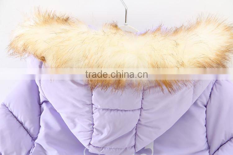 lastest dress design wholesale warm winter clothing girls hooded coat ,hood girls winter coat