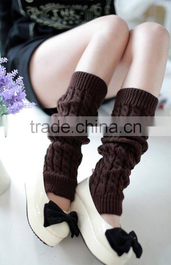 Fashion Knit Crochet Winter Leg Warmer Female Stockings SV000207