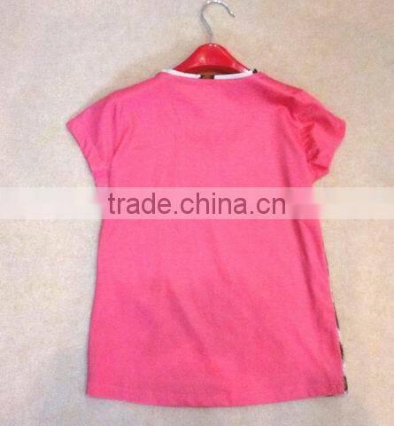 digital print with net children designed blouses