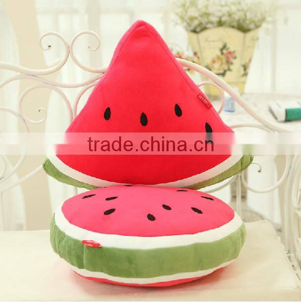 OEM watermelon polyester custom wholesale sofa foam throw pillow