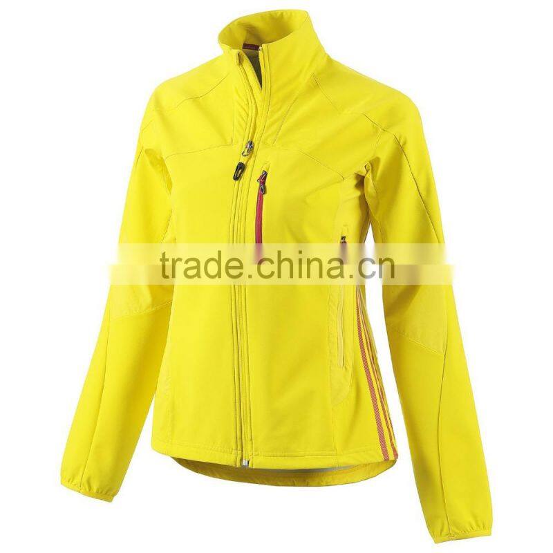 fashionable camping women softshell jacket for running