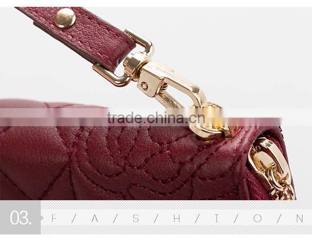 2017 Luxury Fashion Women Wallet Long Purse Bueatiful Flower Embossing Zipper Woman Leather Purse