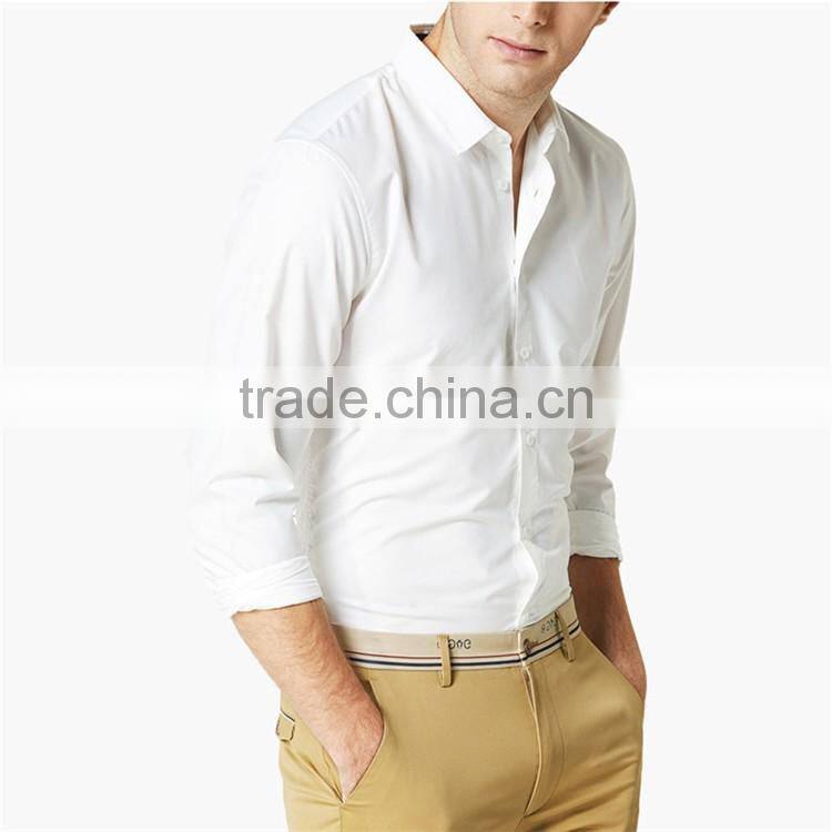 China Pink, Blue and White Dress Shirt Latest Casual Shirts Designs for Men