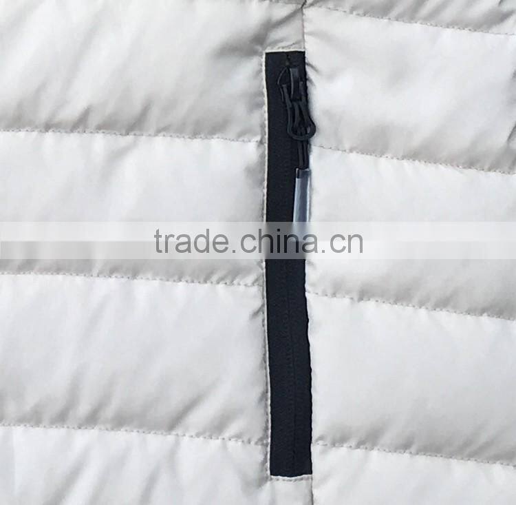 Light weight ferther womens down vest padded puffer vest