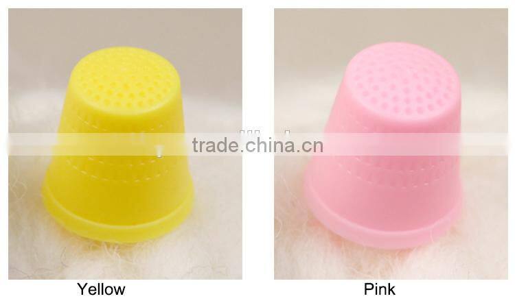Hot Sale DIY Sewing Tools Mix Colors Plastic Sewing Thimble