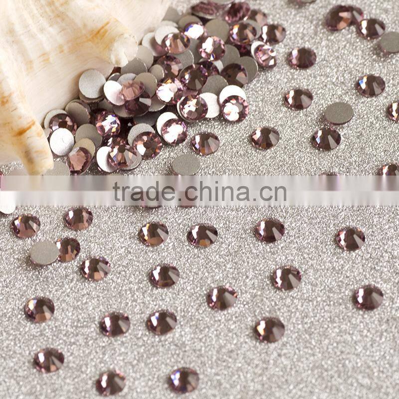 Greatest quality light amethyst rhinestones for clothing wholesale