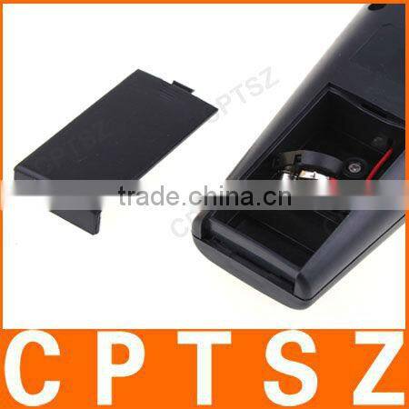 High precision ultrasonic distance meter with laser pointer and calculator