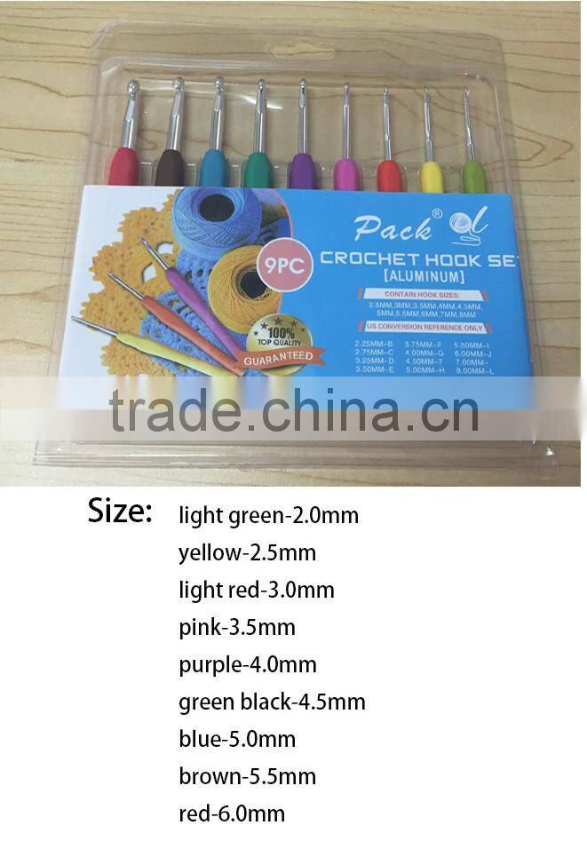 New Arrival crochet hook crochet hook set for hand knitting from shanghai china