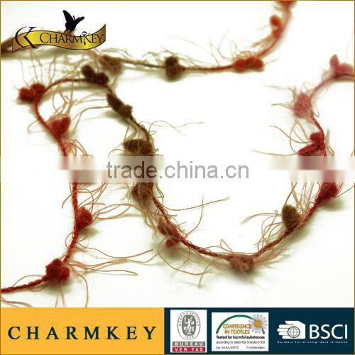 Dyed wool nylon yarn