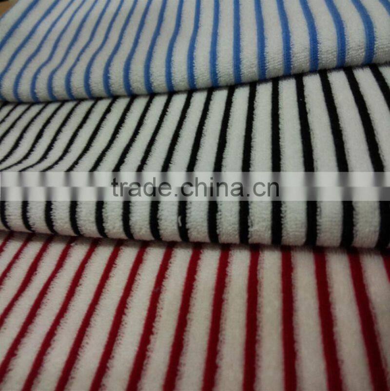 High quality bamboo fiber terry towelling fabric