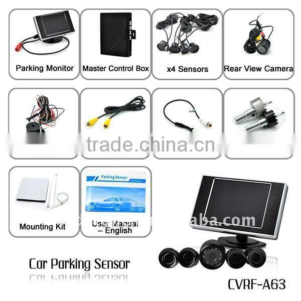 Video parking sensor with night vision camera,2~8 sensors--RD-835SC4