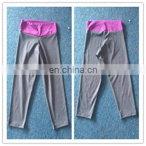 MissAdola polyester spandex Fitness Yoga active Wear pants Hot Sale Workout Clothing Womens Fitness Sports Wear ( YD-SW-004 )