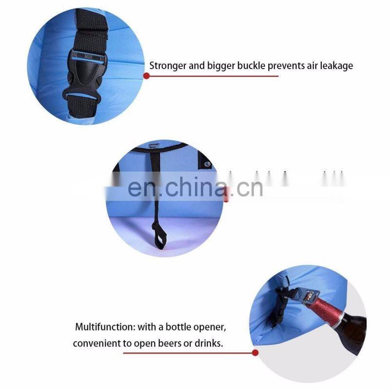 Outdoor Inflatable Lounger Beach Sleeping Bags Outdoor Indoor Air Beds Compression Air Sofa Bag