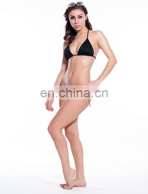 Multi-color young hot black beach bikini fashion 2014