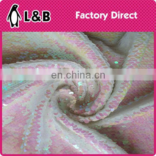 2017 High quality fashion colorful sequin embroidery fabric