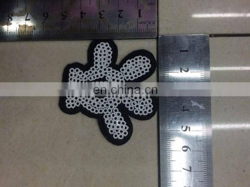 2016 cheap embroidery sequins cute hot fix motifs,fashion patches,embroidered patch