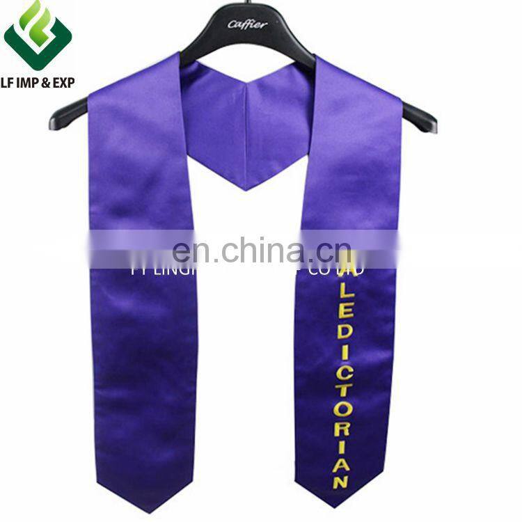 Printed Royal Blue Graduation Stoles Wholesale