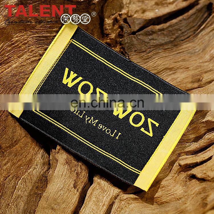 Customized personalized fabric labels for clothing with high quality