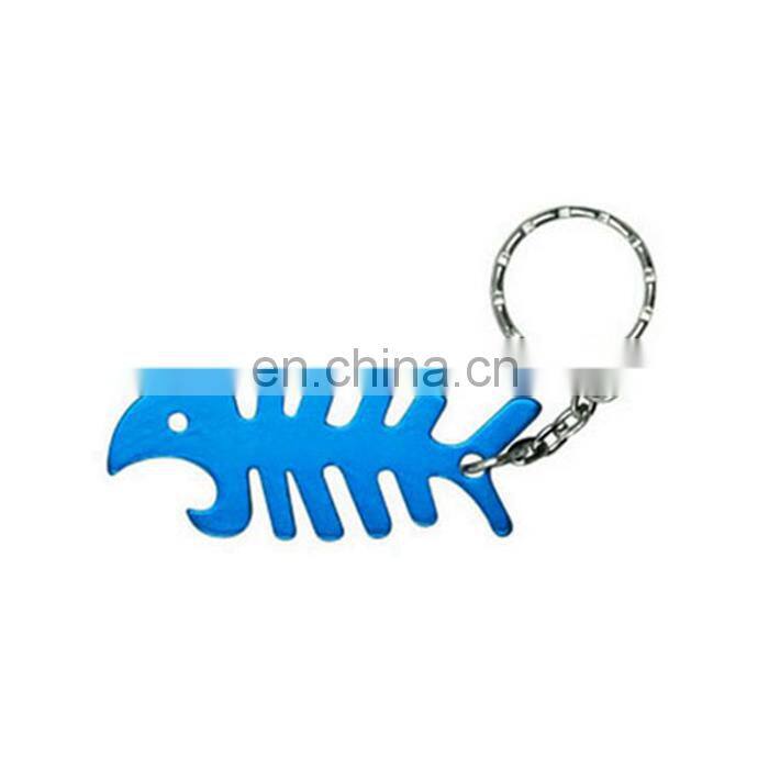 Customized Logo Metal Souvenirs Key Cover Animal Cartoon Shaped Fish Keyring Keychain