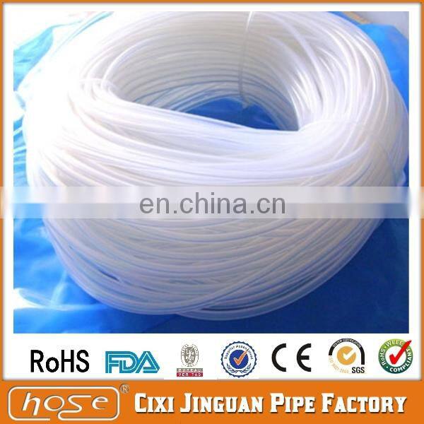 Food And Liquid Transfer Hose 5x7mm Food Grade Medical Use Colorless Silicone Rubber