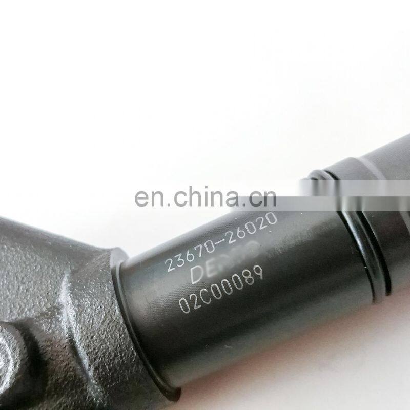 genuine common rail injector 23670-26020 23670-26011 295900-0110