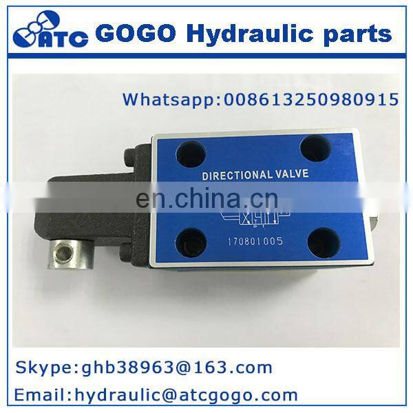 hydraulic directional control valve with mechanical and manual operation 4wmm6