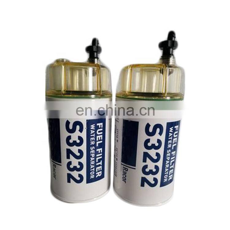 High Quality Marine Outboard 10 Micron Spin-On Fuel Filter Assembly S3232 with Plastic Cup