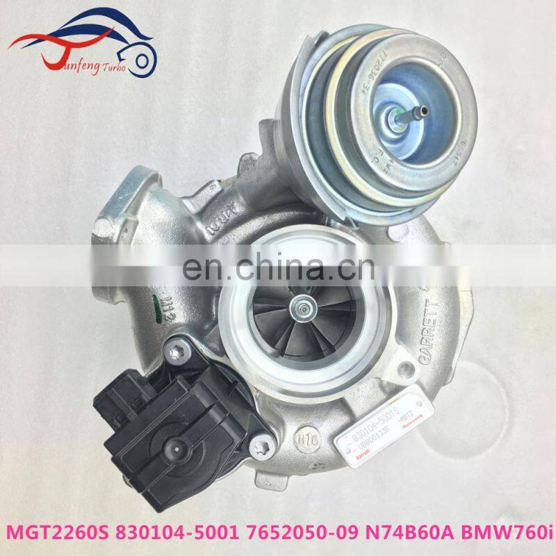MGT2260S turbo 830104-5001S 11657646095 N74B60A Engine Turbocharger for BMW 760 i F01 F02 F03 Engine