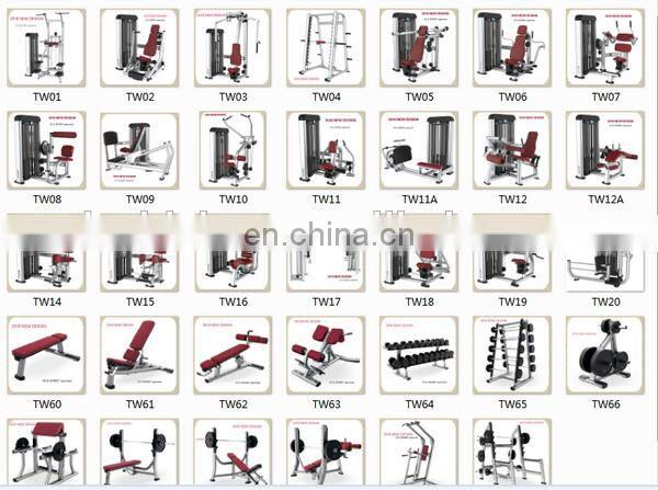 Gym horizontal Bench Press Equipment with Weights TW68