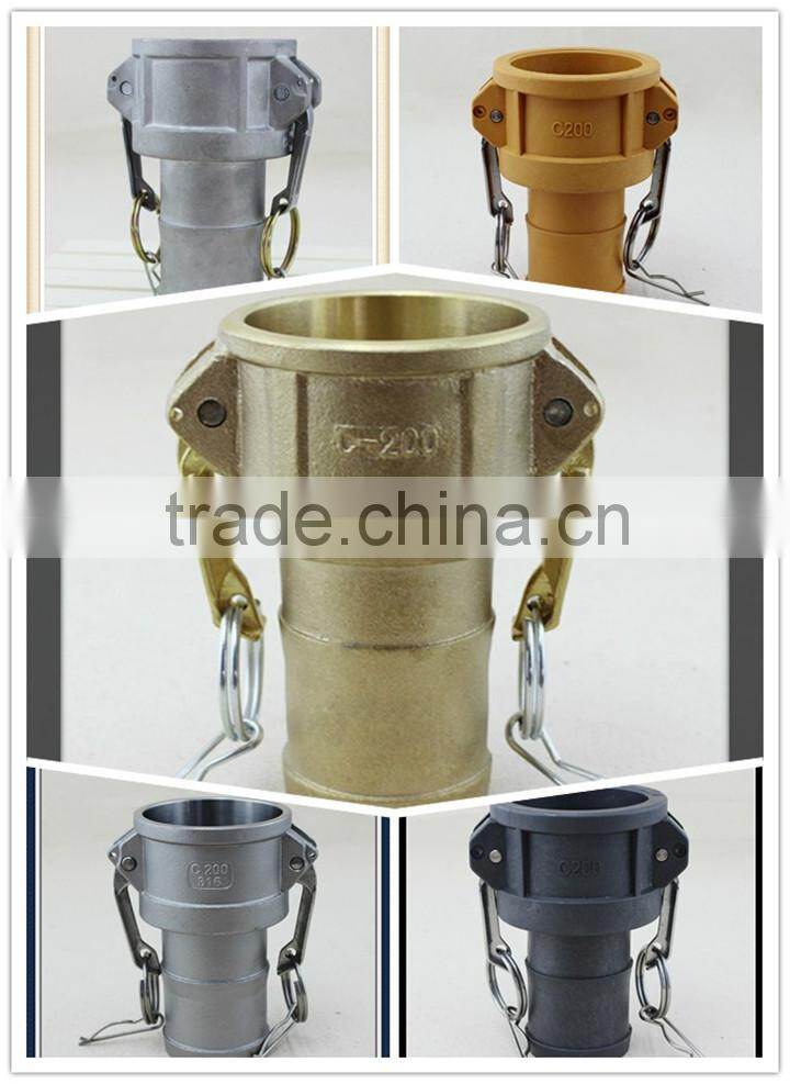 Ttype C stainless steel quick coupling,Camlock quick coupling ,Shank coupler