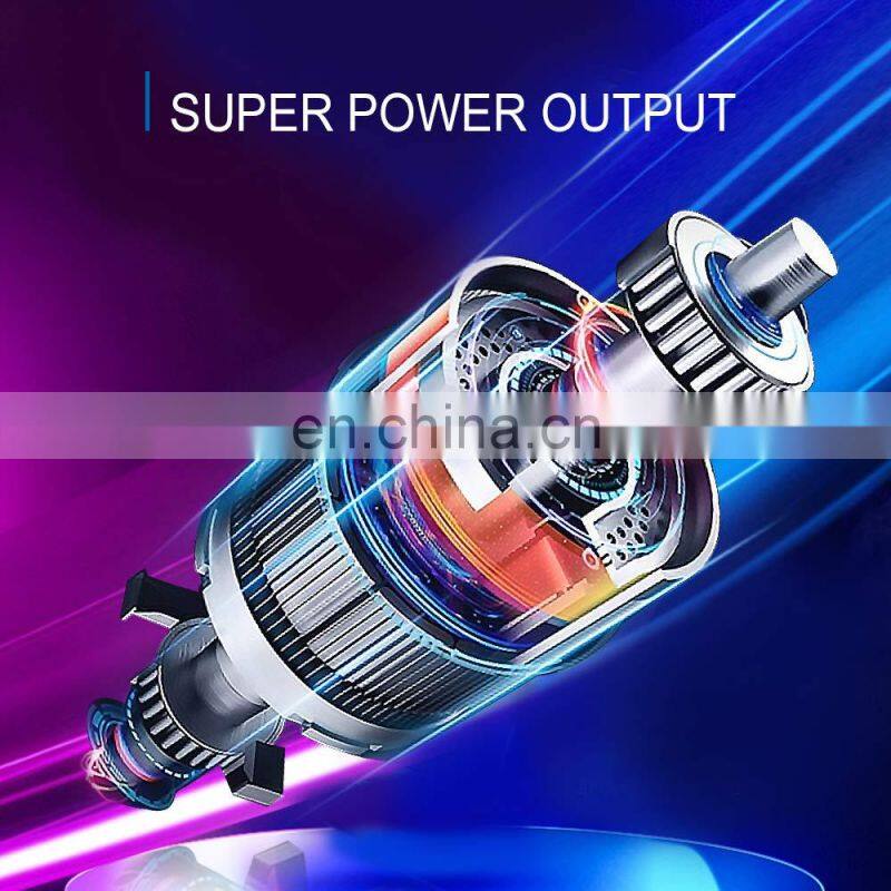 Black Hand-Held Cordless Electric Fascia Tissue Gun Body Massager