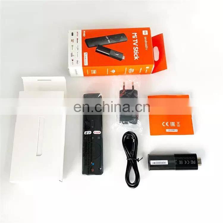Global Version Mi TV Stick Android 4 K HDR 1GB RAM 8GB ROM Bluetooth 4.2 Mini TV Dongle Xiaomi Mi TV Stick