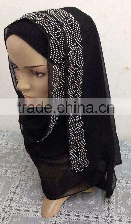 S115 latest design long muslim scarf