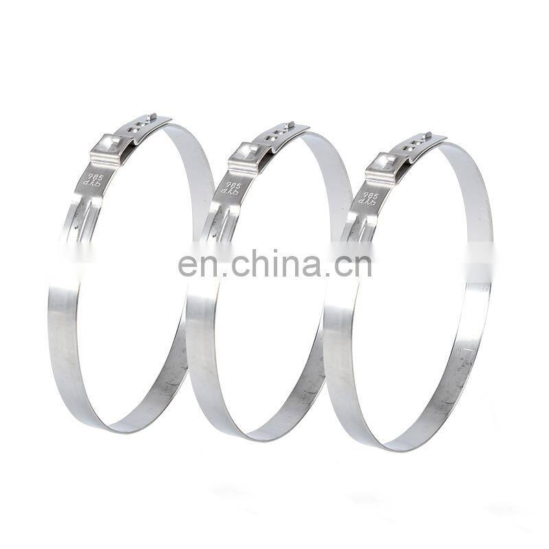 High Quality Stainless steel throat hoops clamp hoops grip hoops stainless steel clasp hose clamps all kinds of pipe fittings