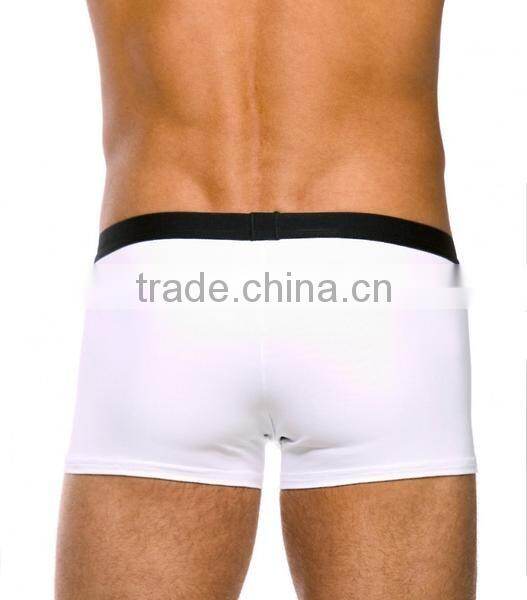 AUD002 Men's Boxers Shorts Swim Solid Color Sexy Underwear Wholesale