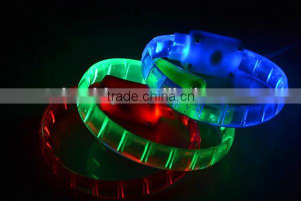 plastic hot sale Party gift led flashing bracelet