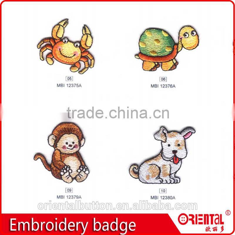 high quality custom kids embroidered patches for kids